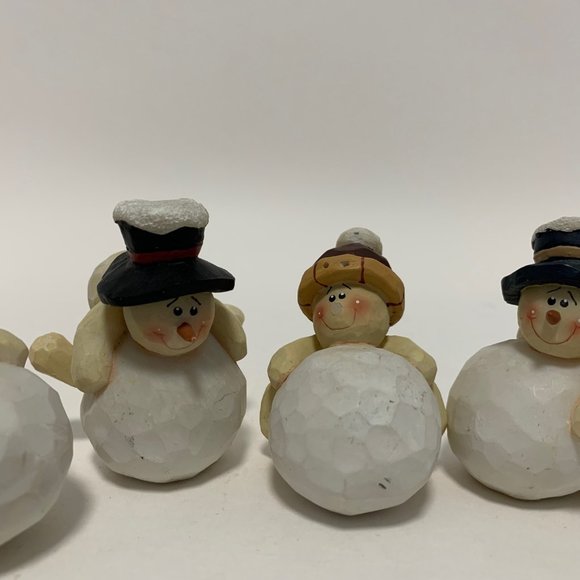 Frolicking Snowmen Ornaments 4 - Picture 3 of 9